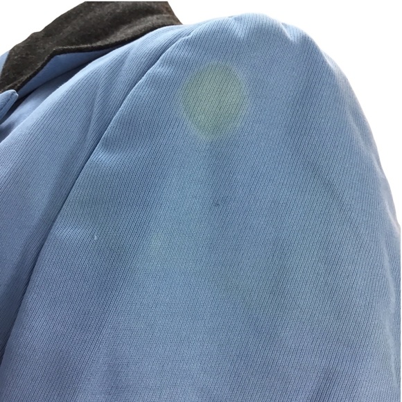 LOVE MOSCHINO Light Blue Gray 3 Button Blazer Size 6 US - Picture 4 of 9